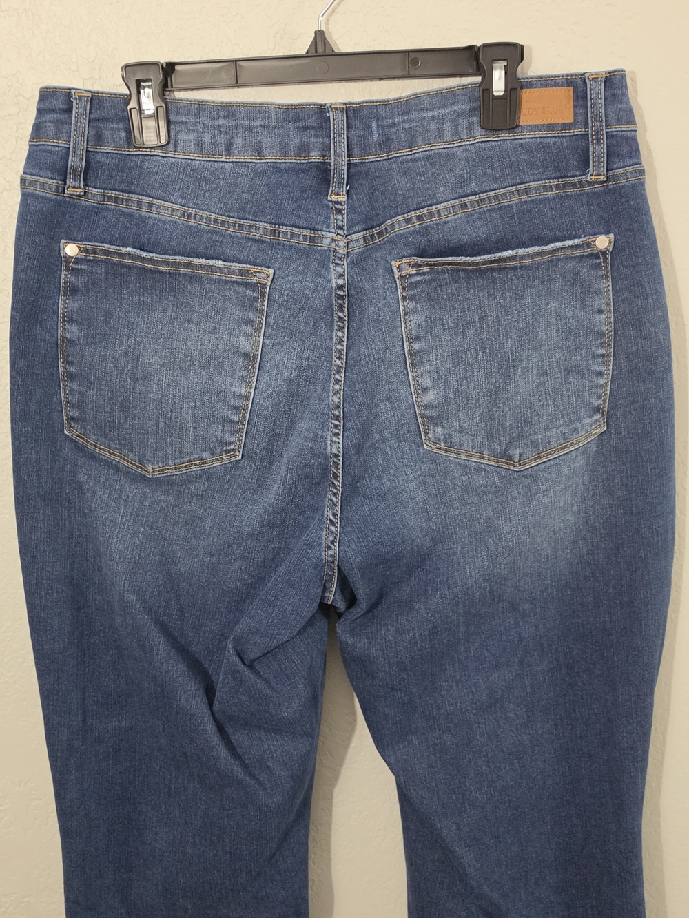Judy Blue Boyfriend Fit Dark Wash Jeans High Waist Stretch Denim Womens 18W - Picture 5 of 9